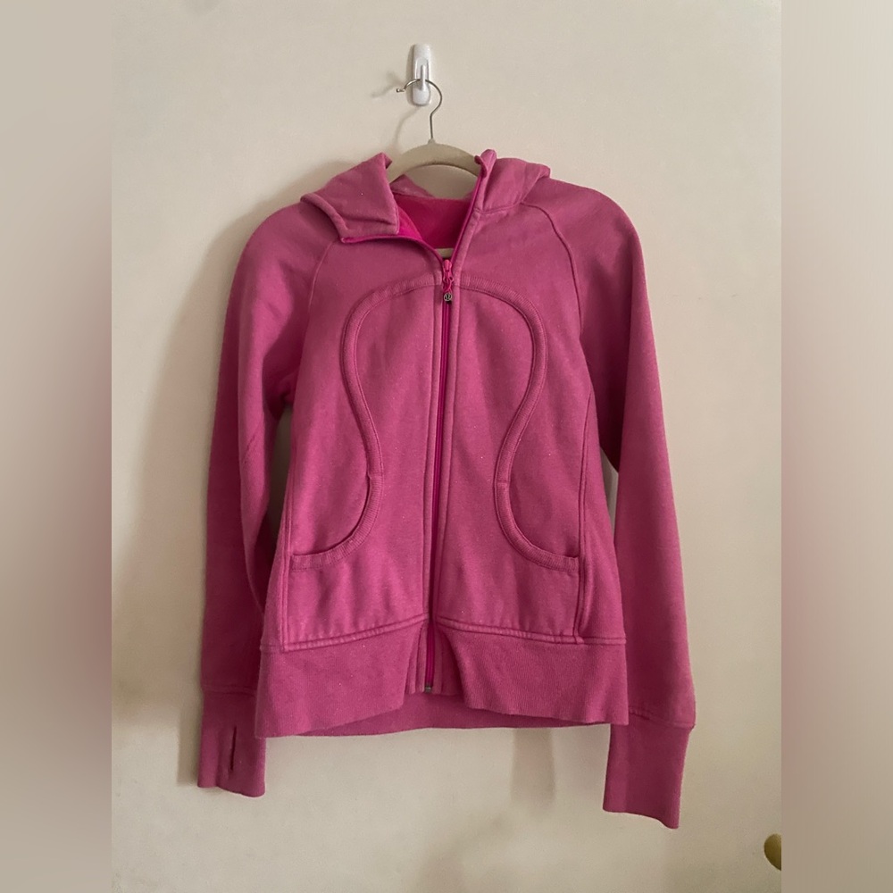 ✨Lululemon Scuba Hoodie Hot Pink Sparkle✨